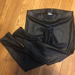 Express Faux Leather Leggings